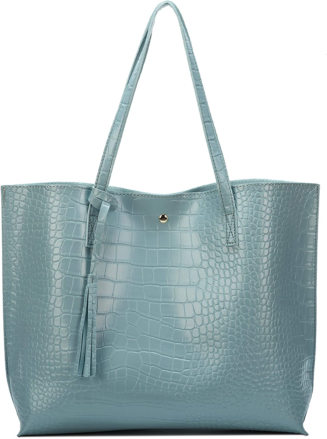 Women's Tote Bags Top Handle Satchel Handbags Faux Leather Tassel Shoulder Purse