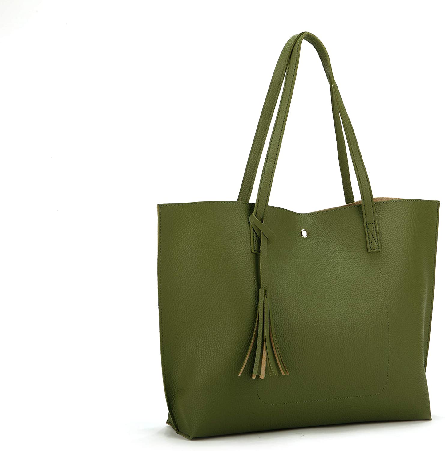 Women's Tote Bags Top Handle Satchel Handbags Faux Leather Tassel Shoulder Purse