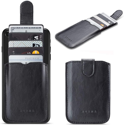 RFID Blocking Phone Card Holder Stick-On Hold up to 5 Cards
