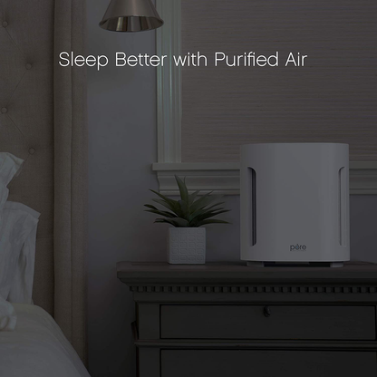 Pure Enrichment PureZone 3-in-1 Air Purifier - True HEPA Filter & UV-C Sanitizer Cleans Air, Helps Alleviate Allergies, Removes Pet Dander, Smoke & More - for Home, Office & Bedroom