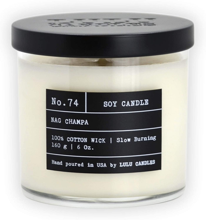 Lulu Candles | Fresh Linen | Luxury Scented Soy Jar Candle | Hand Poured in The USA | Highly Scented & Long Lasting - 2 Pack - 9 Oz. - NO LID