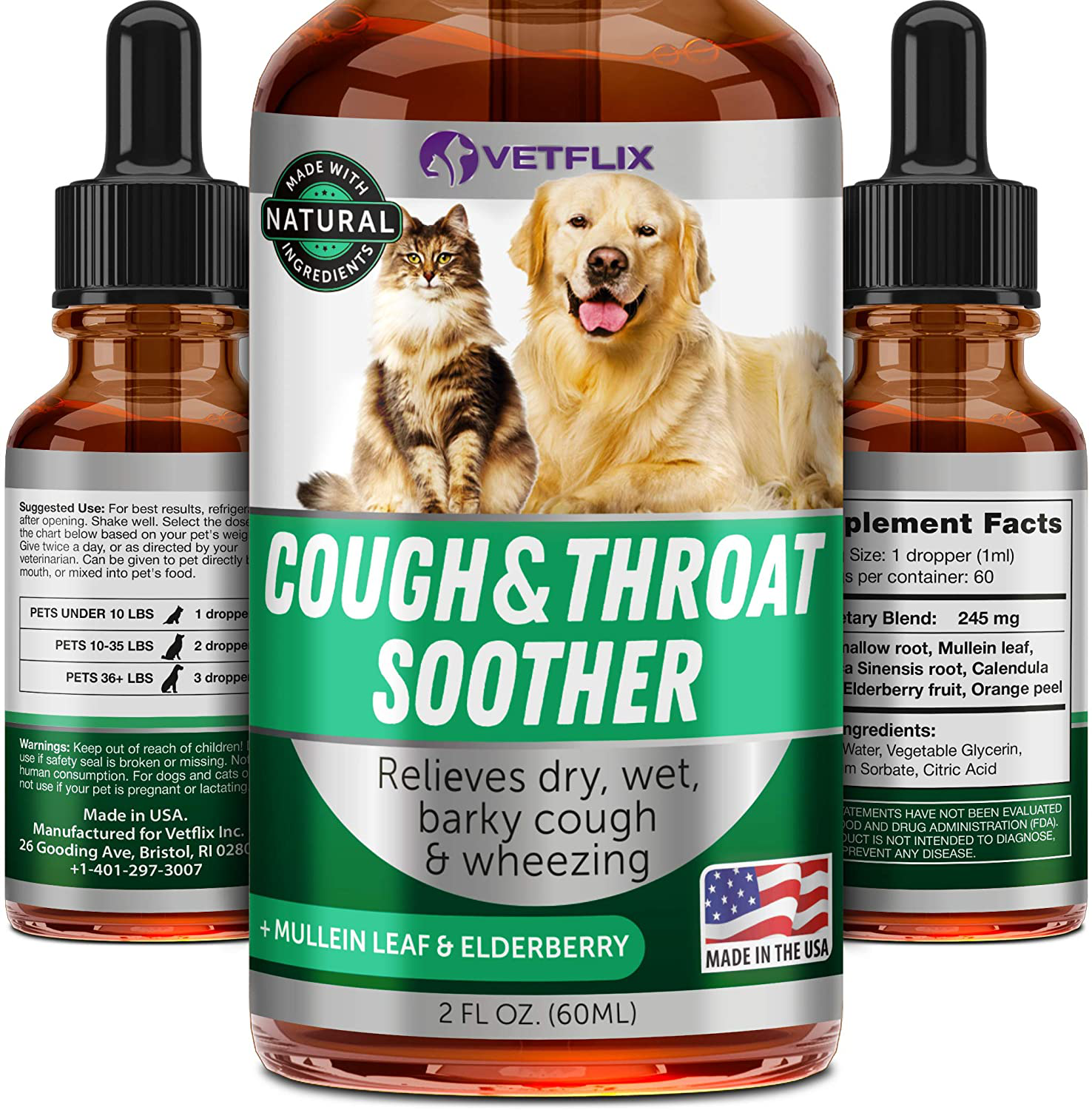 Vetflix Herbal Pet Supplement for Immune System Support