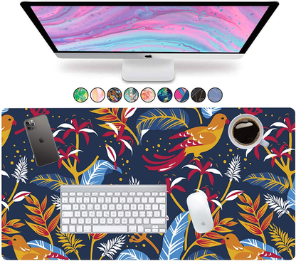 French Koko Large Mouse Pad, Desk Mat, Keyboard Pad, Desktop Home Office School Essentials College Cute Decor Big Extended Laptop Protector Computer Accessories Pretty Mousepad Women Girls XL