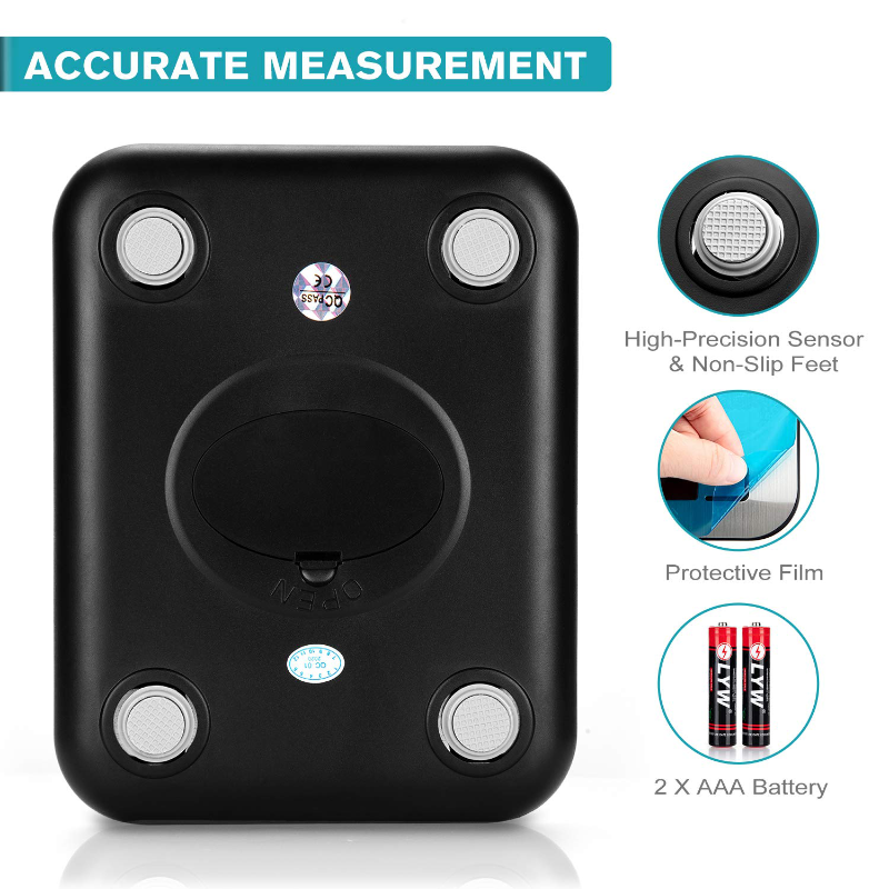 High Precision 5 Unit Stainless Steel Digital Kitchen Scale with Free Batteries