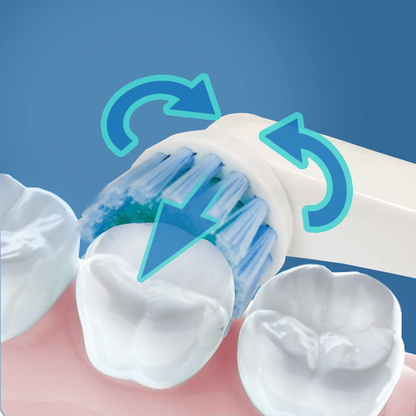 4 or 8 Pack Replacement Toothbrush Heads - Compatible with Oral-B Braun Electric Toothbrush