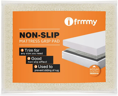 Non Slip Grip Pad for Twin Size Mattress, Keeps Mattress in Place for a Great Night's Sleep - Twin Size 37.5 x 74 in (3.2 x 6.2 ft)