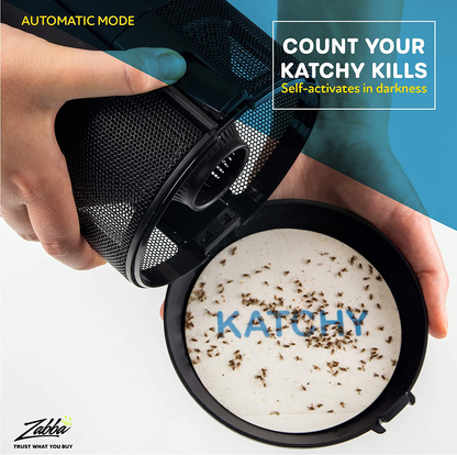 Indoor Insect and Flying Bugs Trap Fruit Fly Gnat Mosquito Killer with UV Light Fan Sticky Glue Boards No Zapper 
