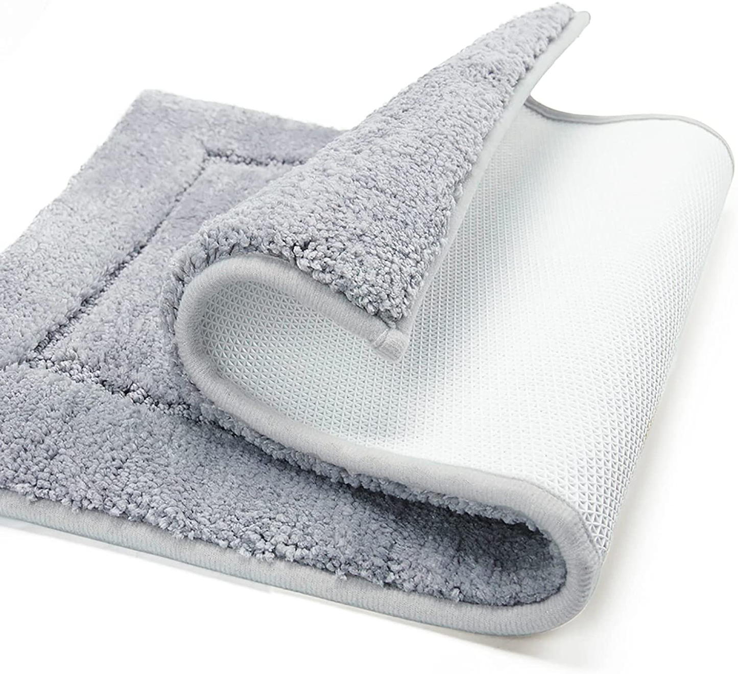 Bathroom Rug Mat Non Slip Bath Mat Machine Washable Dry Comfortable Floor Carpet Extra Absorbent and Soft