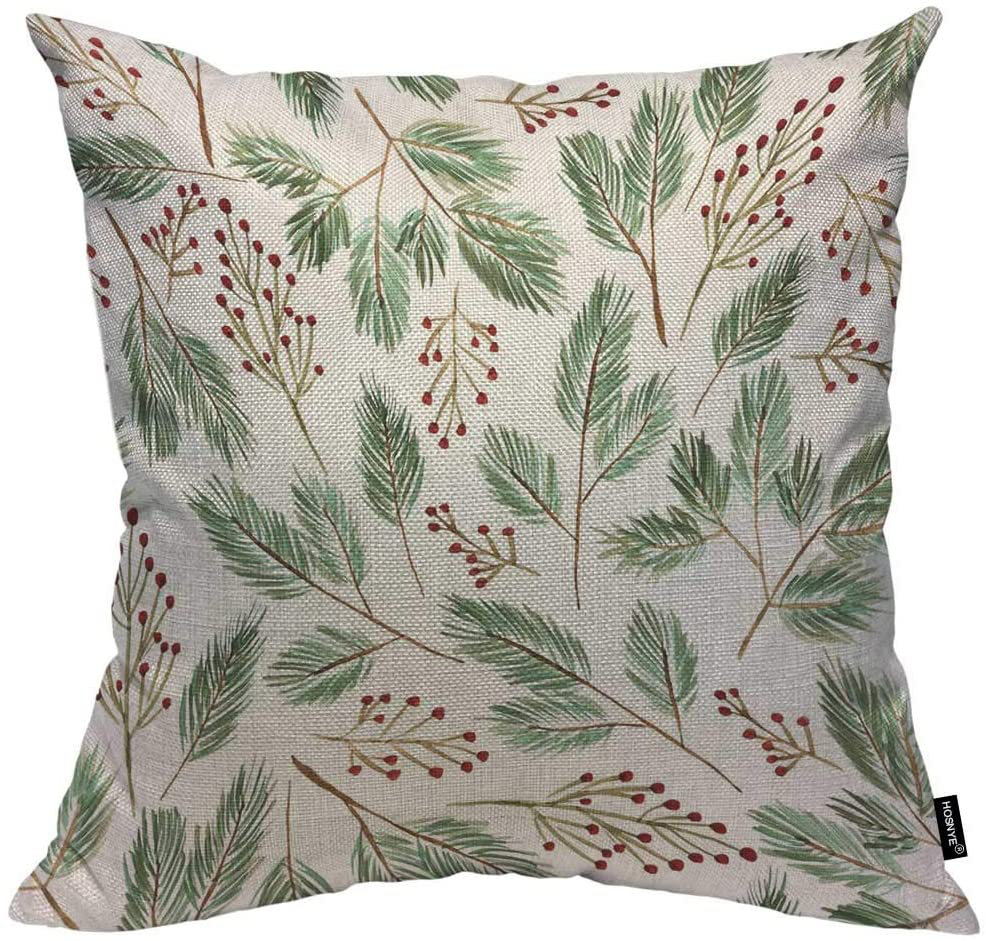 Cotton Linen Throw Pillow Case Pillow Cushion Covers Home Sofa Decorative 18 X 18 Inch
