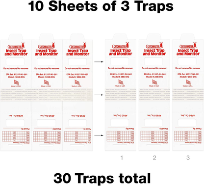 Catchmaster 30 Brown Recluse Spider Traps (Non-Toxic)