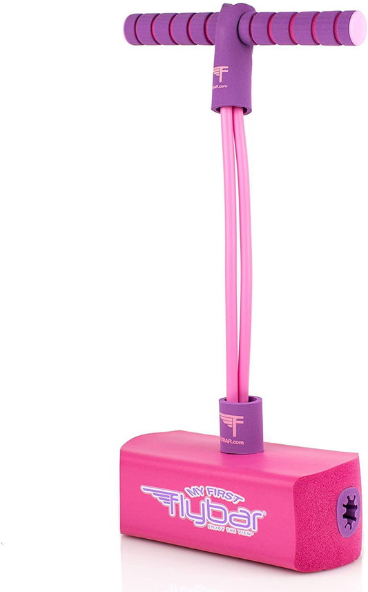 Flybar My First Foam Pogo Jumper for Kids Fun and Safe Pogo Stick for Toddlers, Durable Foam and Bungee Jumper for Ages 3 and up, Supports up to 250lbs