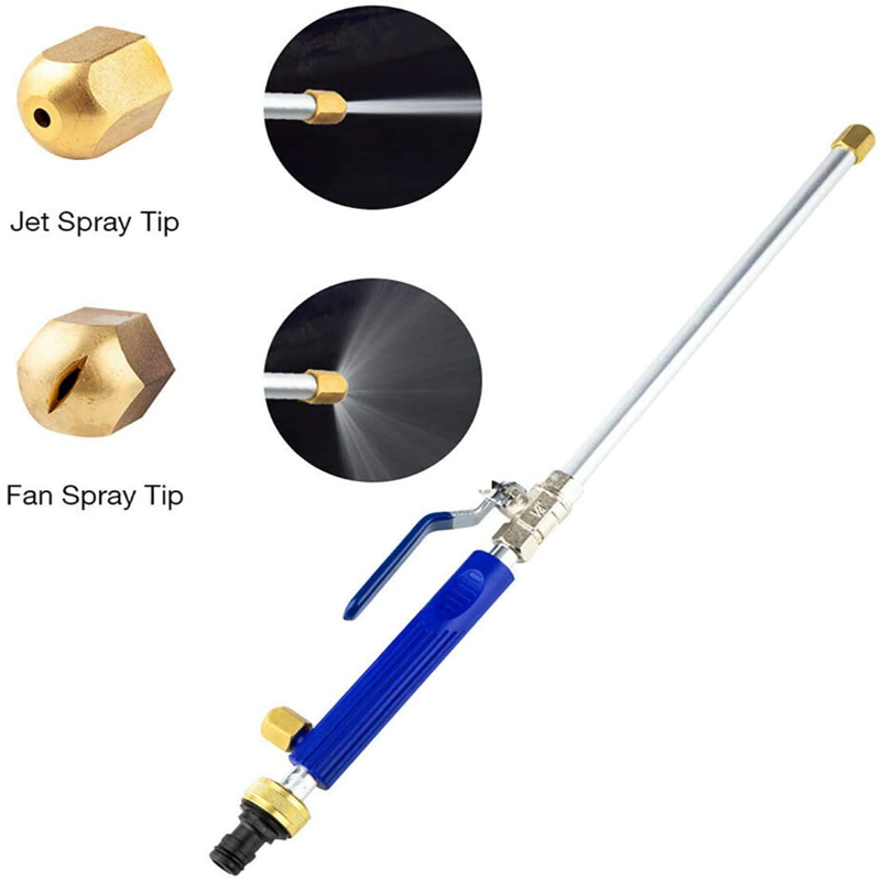 2 in 1 High Pressure Hydro Jet Wand, Extendable Garden Sprayer
