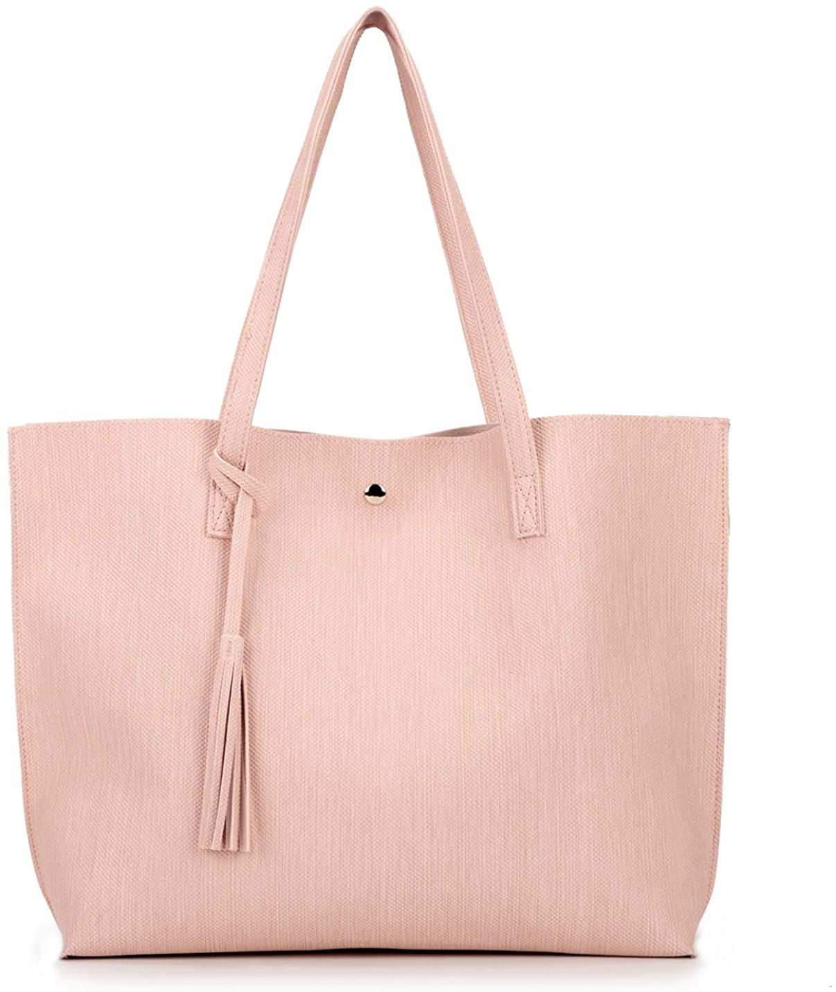 Women's Tote Bags Top Handle Satchel Handbags Faux Leather Tassel Shoulder Purse