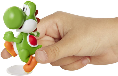 SUPER MARIO Action Figure 2.5 Inch Running Yoshi Collectible Toy
