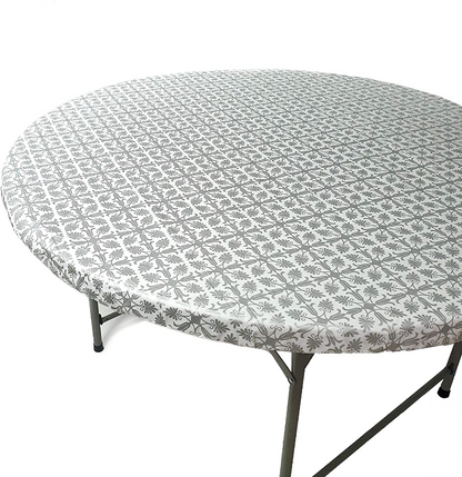 Waterproof Elastic Table Cover with Elastic Edge