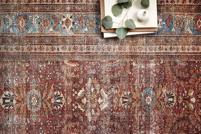 Loloi II Layla LAY-13 Antique Traditional Accent Rug 3'-6" x 5'-6"