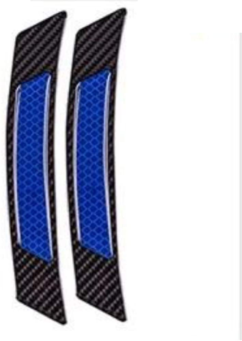 Automotive Inner Reflective Black Carbon Fiber Wheel Well Fender Door Bumper Trim Molding