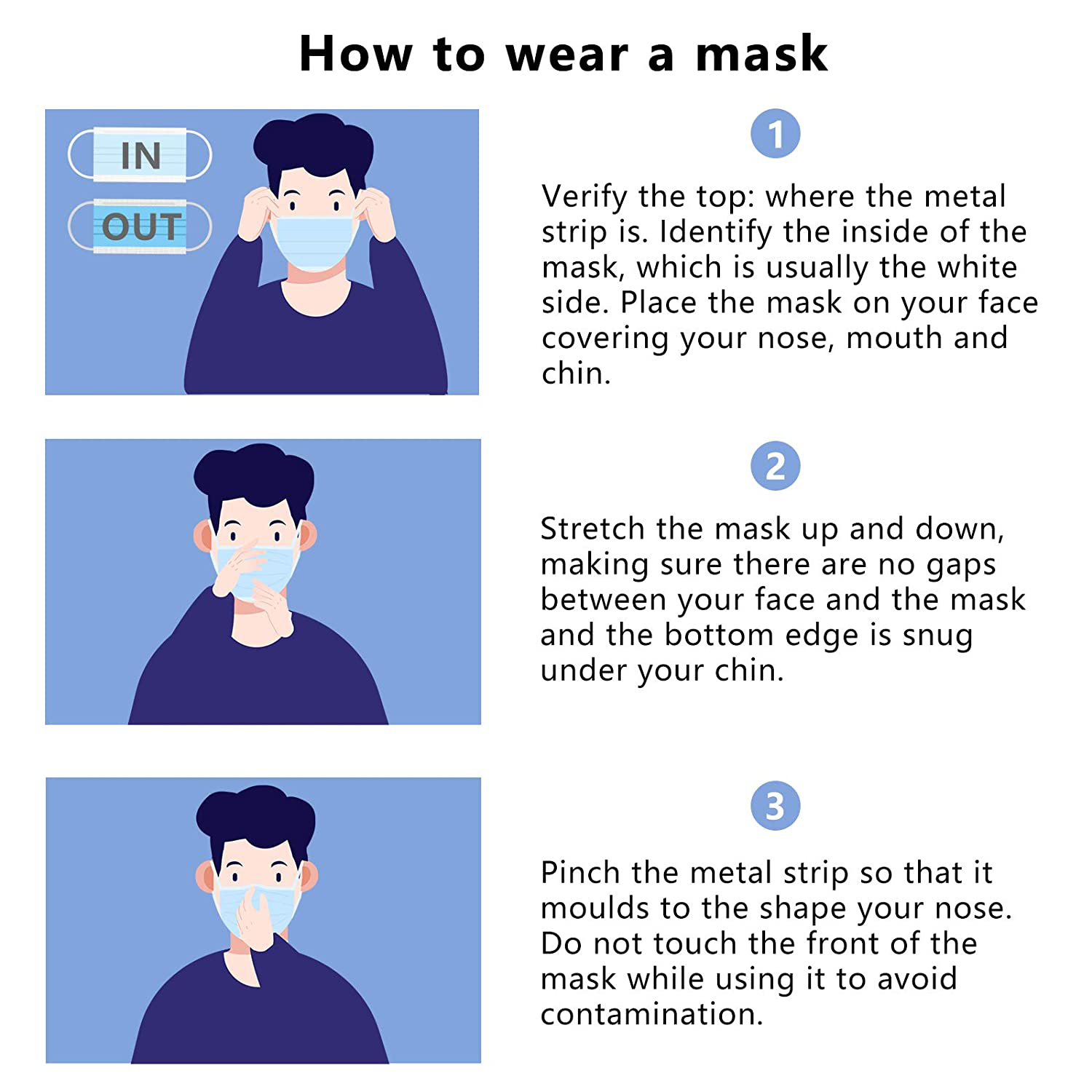 Disposable Face Mask, 3 Ply Protection Face Masks - Multiple Designs available