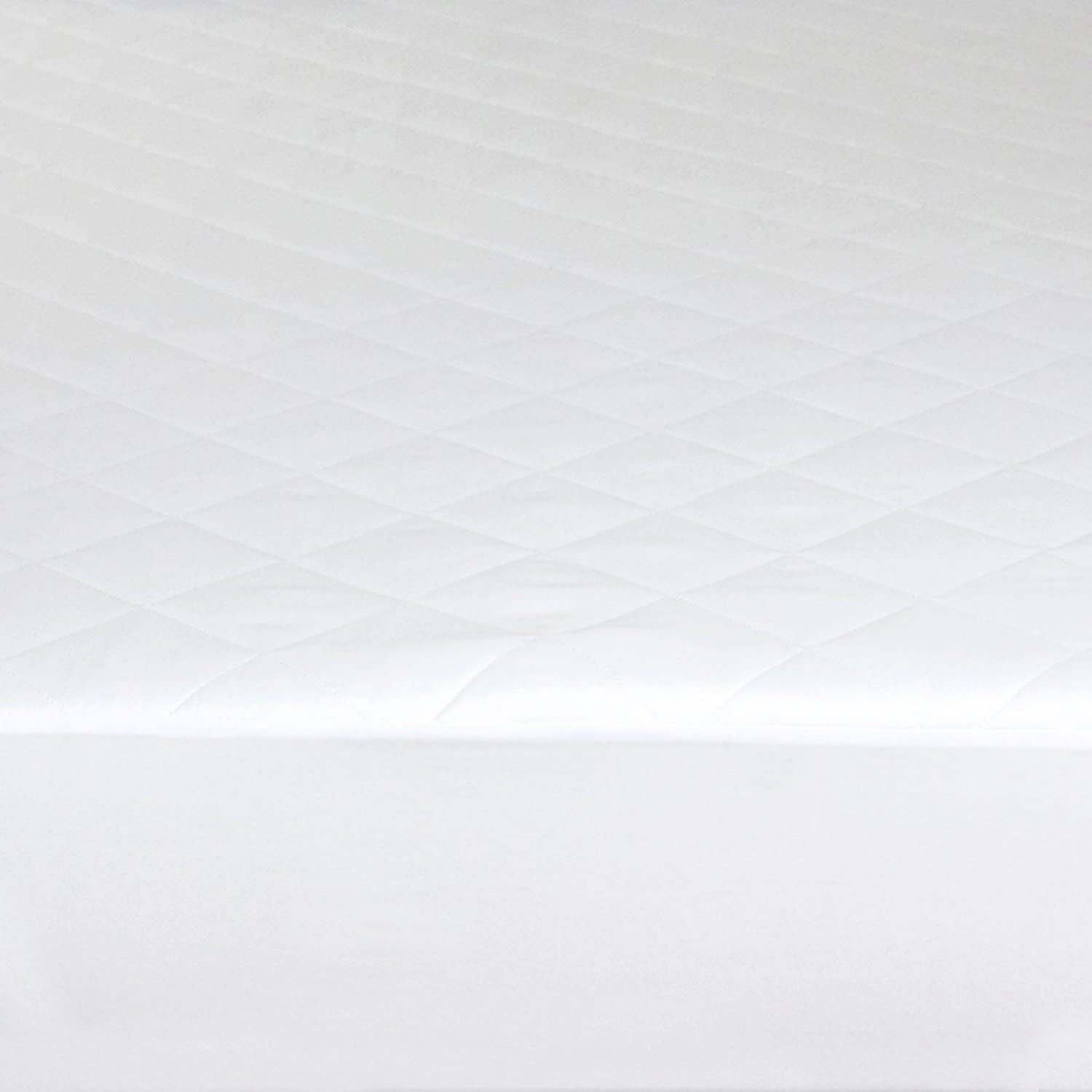 Furinno Angeland Quilted Mattress Pad, Twin, White