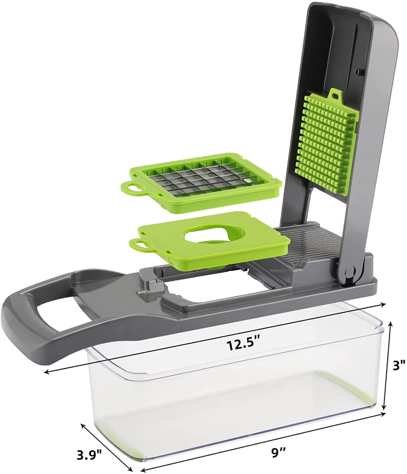11-in-1 Multi-Use Food Chopper, Vegetable Slicer Cutter,  Mandolin Slicer