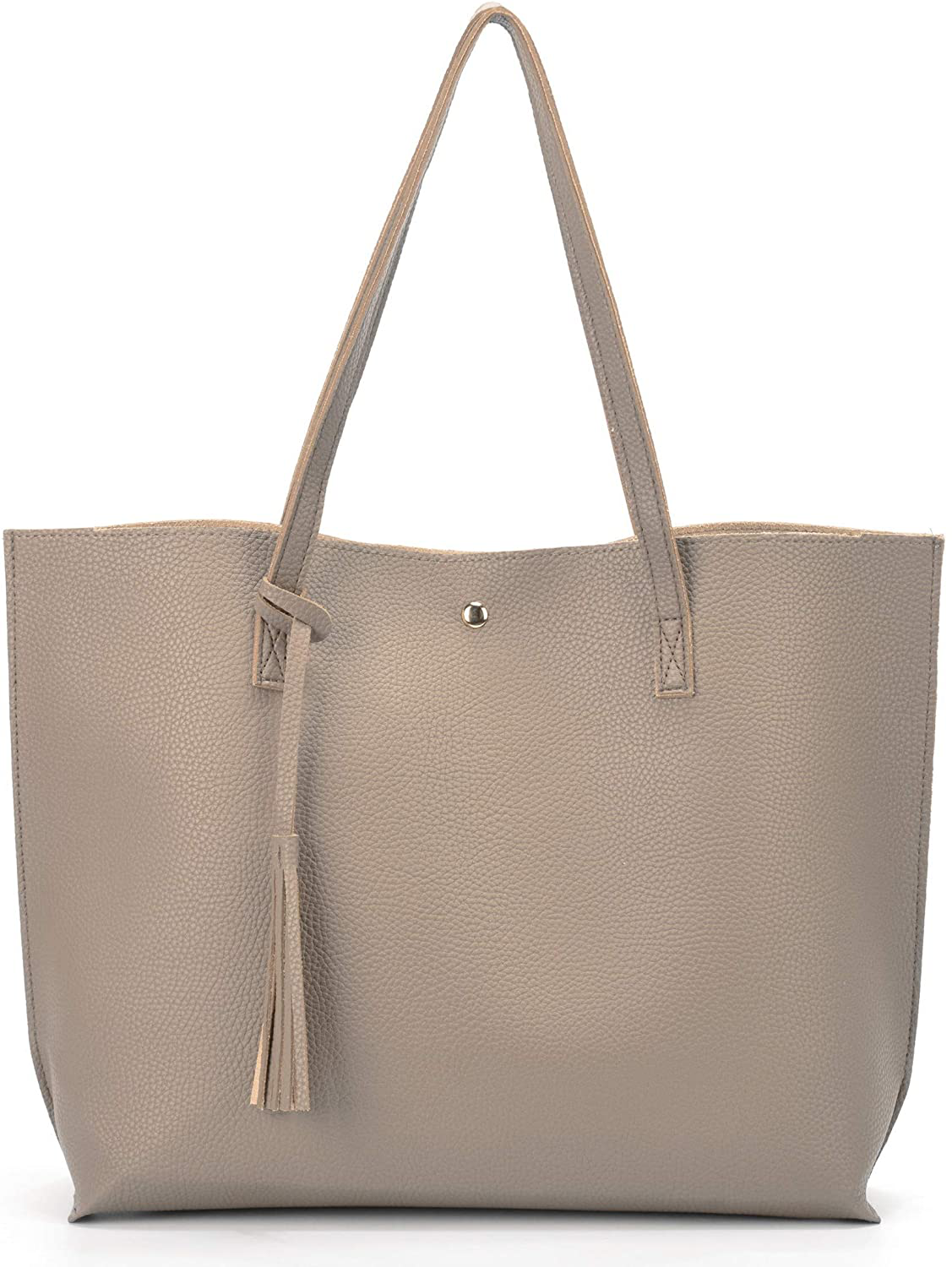 Women's Tote Bags Top Handle Satchel Handbags Faux Leather Tassel Shoulder Purse