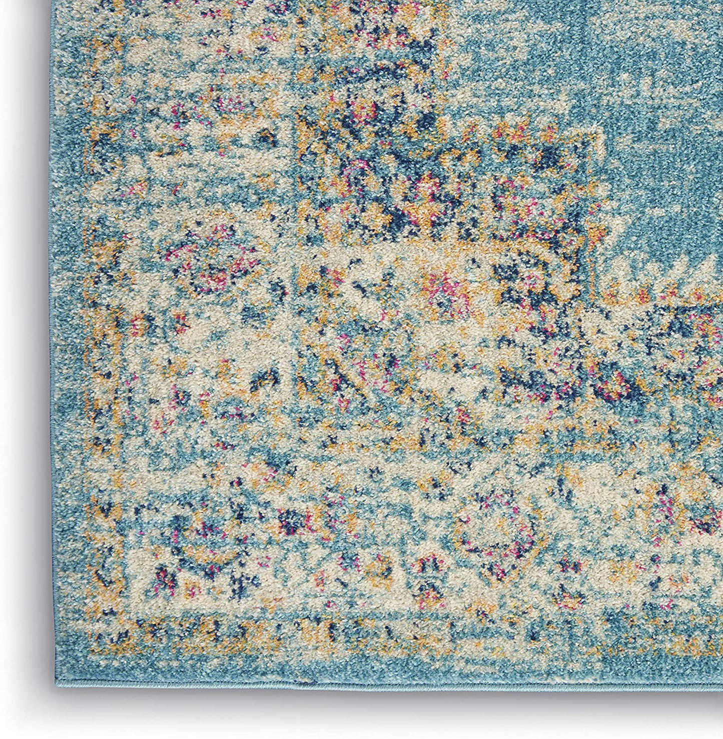 Nourison Passion Pink Boho Area Rug 2'2" x 10', Fuchsia, 10 Feet