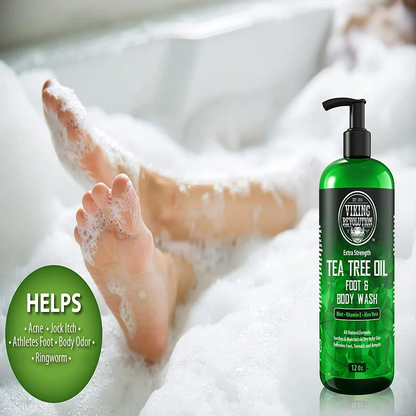 Tea Tree Oil Body Wash - Anti-fungal Athlete's Foot Toenail Fungus & More