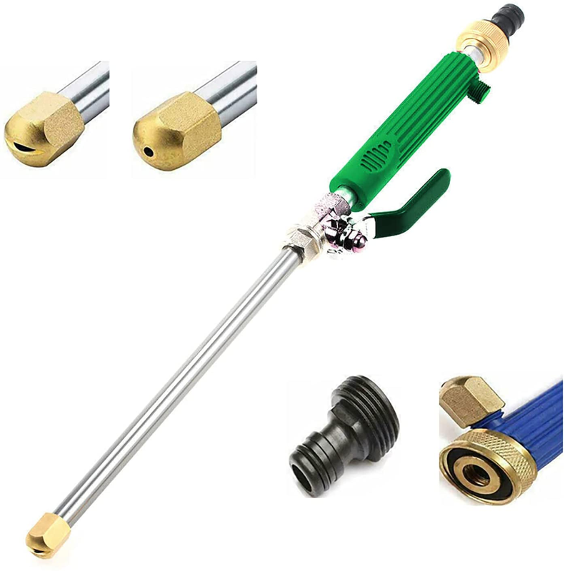 2 in 1 High Pressure Hydro Jet Wand, Extendable Garden Sprayer
