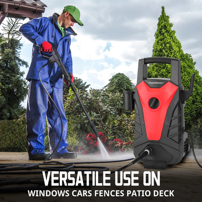 Electric High Pressure Washer 2030 Psi 1.8 Gpm with Adjustable Nozzles Pressure Hose
