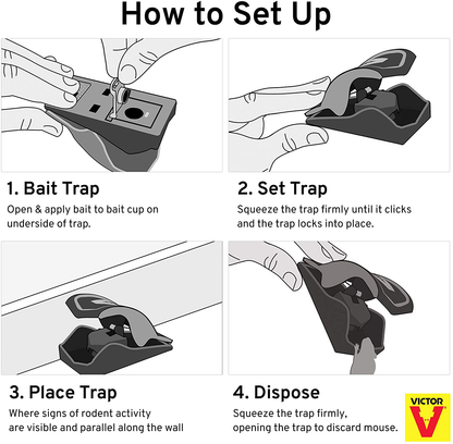 Victor M070 Safe-Set Mouse Trap - 2 Traps