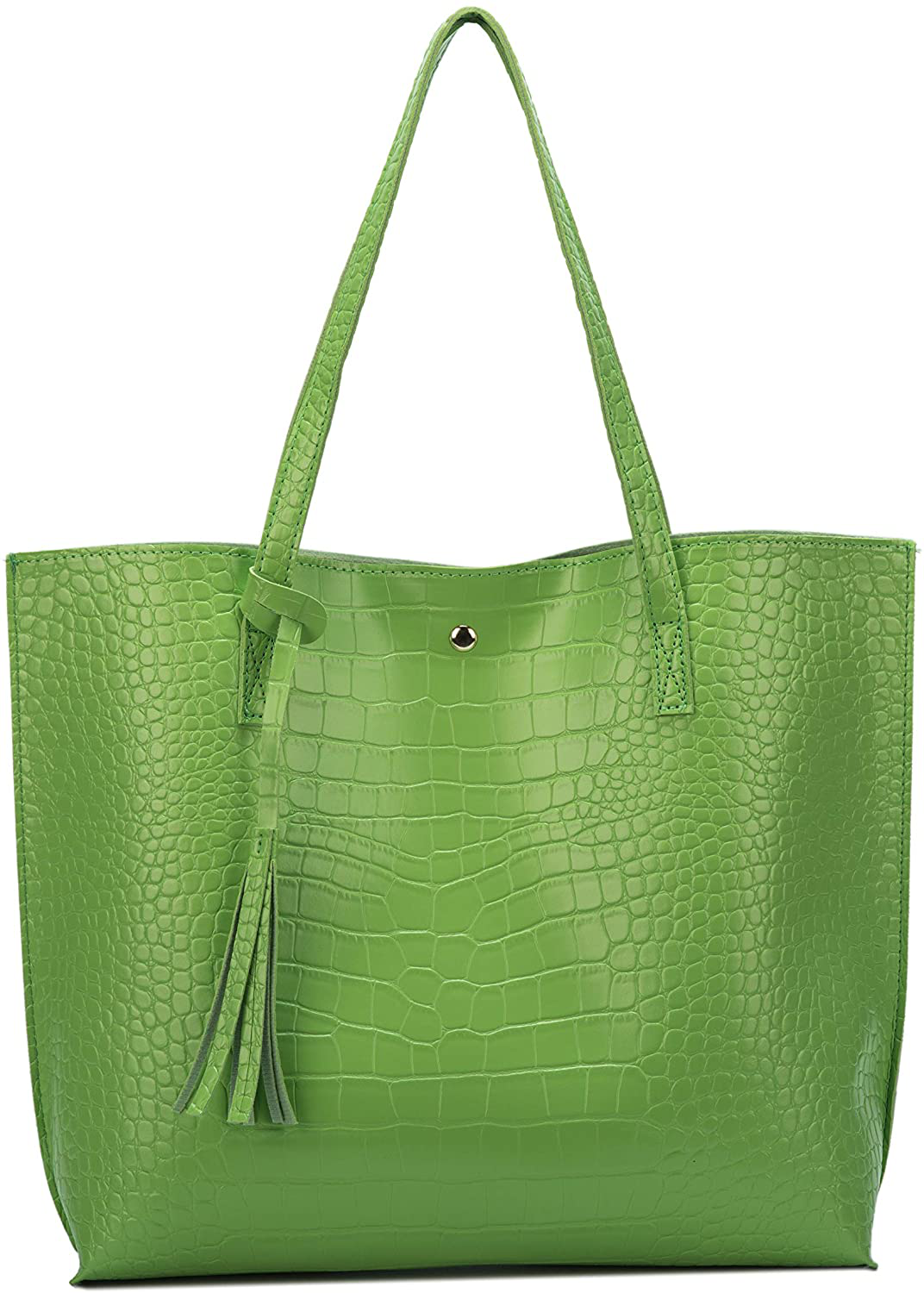 Women's Tote Bags Top Handle Satchel Handbags Faux Leather Tassel Shoulder Purse