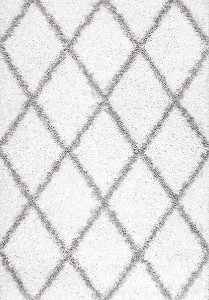 nuLOOM Tess Cozy Soft & Plush Modern Area Rug, 6' Round, White