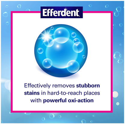 Efferdent Denture Cleanser Tablets, Complete Clean, 102 Tablets