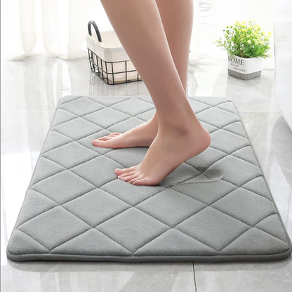 Memory Foam Bath Mat Skid Resistant Absorbent Bathroom Rug Carpet Machine Washable