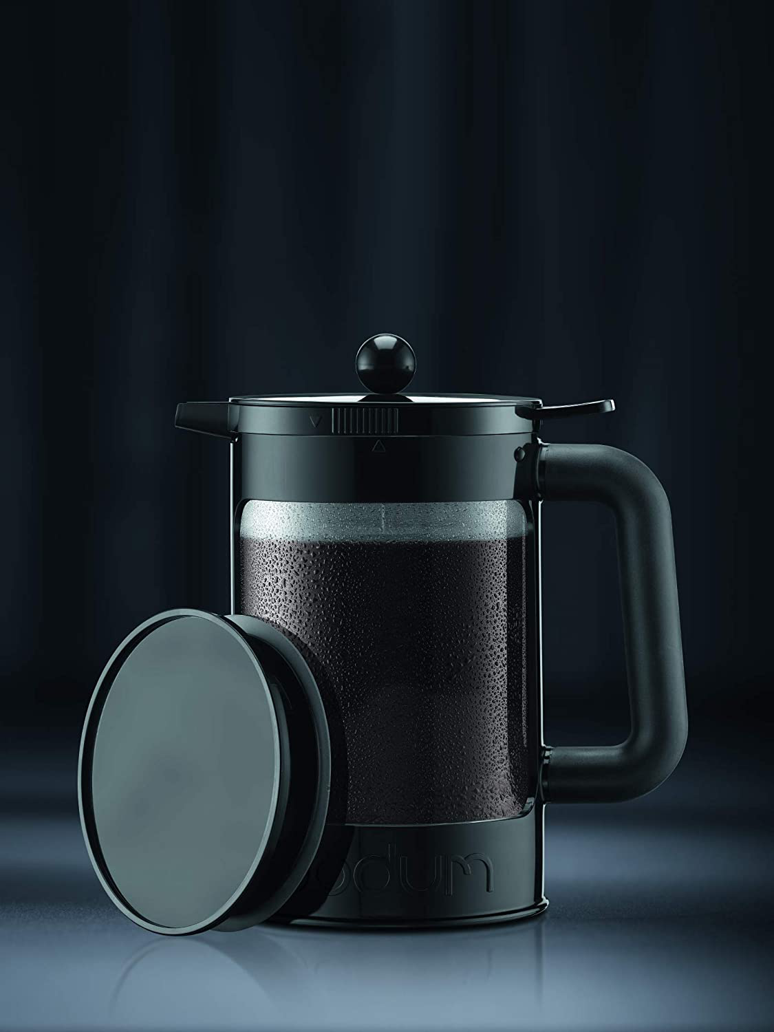 Bodum K11683-01WM Bean Cold Brew Coffee Maker, 51 Oz, Jet Black