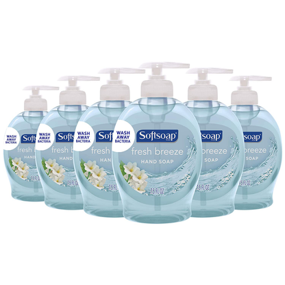 Softsoap Liquid Hand Soap, Fresh Breeze - 7.5 Fluid Ounce (Pack of 6)
