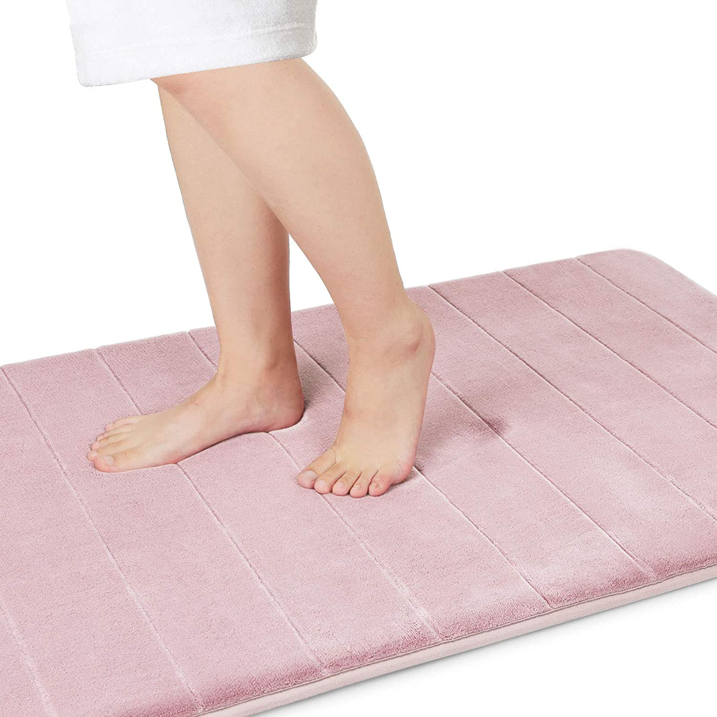 Memory Foam Bath Mat Rug, Comfortable, Soft, Super Water Absorption, Machine Wash, Non-Slip for Bathroom 
