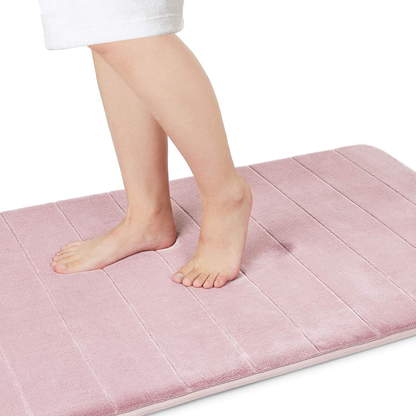 Memory Foam Bath Mat Rug, Comfortable, Soft, Super Water Absorption, Machine Wash, Non-Slip for Bathroom 