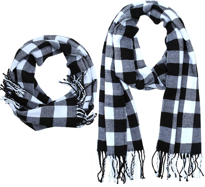 Aneco Winter Warm Knitted Scarf Beanie Hat and Gloves Set Men & Women's Soft Stretch Hat Scarf and Mitten Set