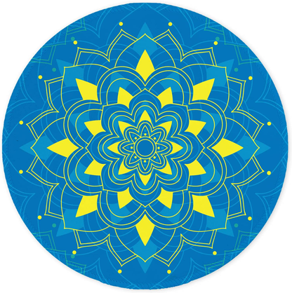 ITNRSIIET Mouse Pad, Colorful Geometric Pattern Design Round Mousepad. Customized Gaming Mousepads for Laptop and Computer. Cute Design Desk Accessories. Non-Slip, Stitched Edges, Waterproof