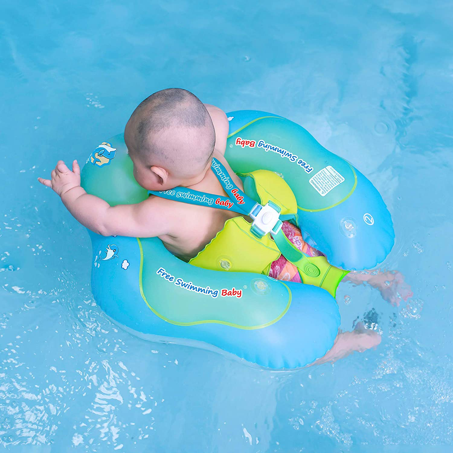 Free Swimming Baby Splash & Play Inflatable Baby Pool Float Swan Toys Swim Trainer for Girls (Pink, X-Large)