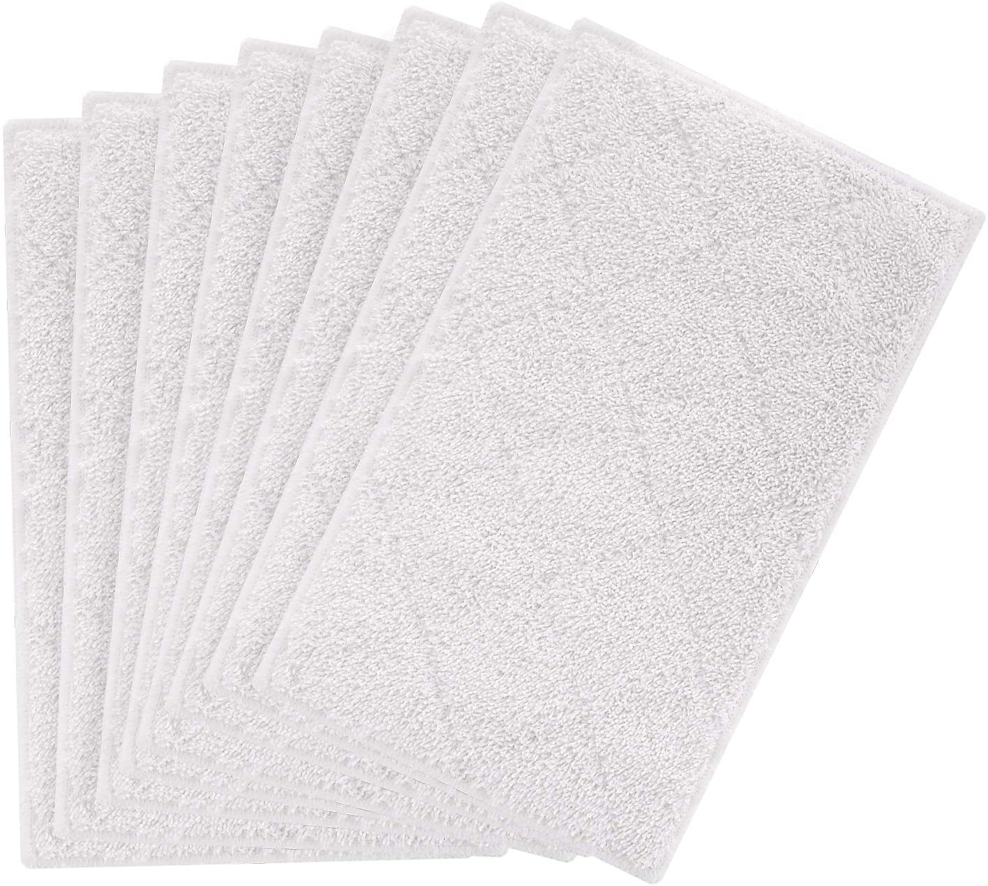 isinlive 8 Pack Cleaning Mop Pads Replacement Compatible with Light n Easy Steam Mop Pads S3101 S7326 S3601 7688ANB 7688ANW 7618ANB 7618ANW Floor Steam Cleaner and S6 S15 S1 S4 S5 S12