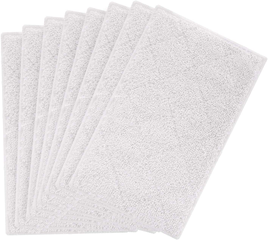 isinlive 8 Pack Cleaning Mop Pads Replacement Compatible with Light n Easy Steam Mop Pads S3101 S7326 S3601 7688ANB 7688ANW 7618ANB 7618ANW Floor Steam Cleaner and S6 S15 S1 S4 S5 S12
