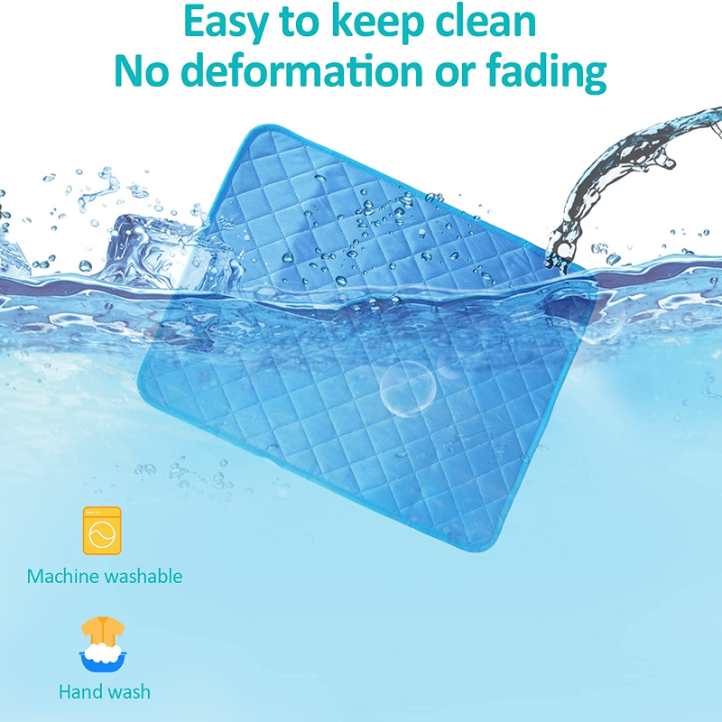 Pet Cooling Mat - Foldable Washable Cooling Pads for Indoor Outdoor
