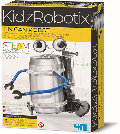 4M Tin Can Robot - DIY Science Construction Stem Toy For Kids & Teens