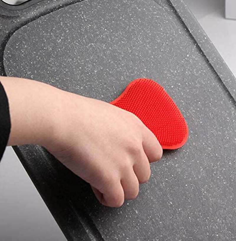 Silicone Sponge Dish Washing Kitchen Scrubber - Magic Food-Grade Dishes Multipurpose Better Sponges Non Stick Cleaning Smart Kitchen Gadgets Brush Accessories