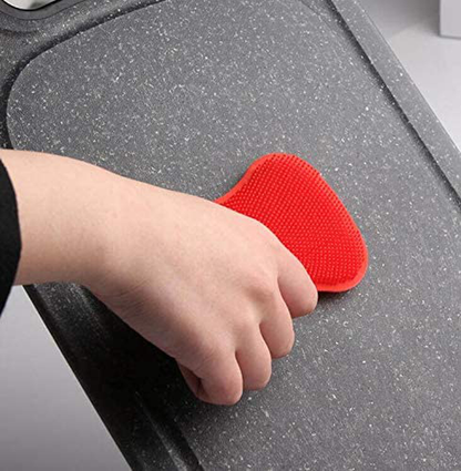 Silicone Sponge Dish Washing Kitchen Scrubber - Magic Food-Grade Dishes Multipurpose Better Sponges Non Stick Cleaning Smart Kitchen Gadgets Brush Accessories