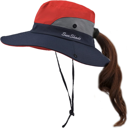 Fishing Sun Bucket Hat for Men or Women 3” Wide Brim UPF 50+