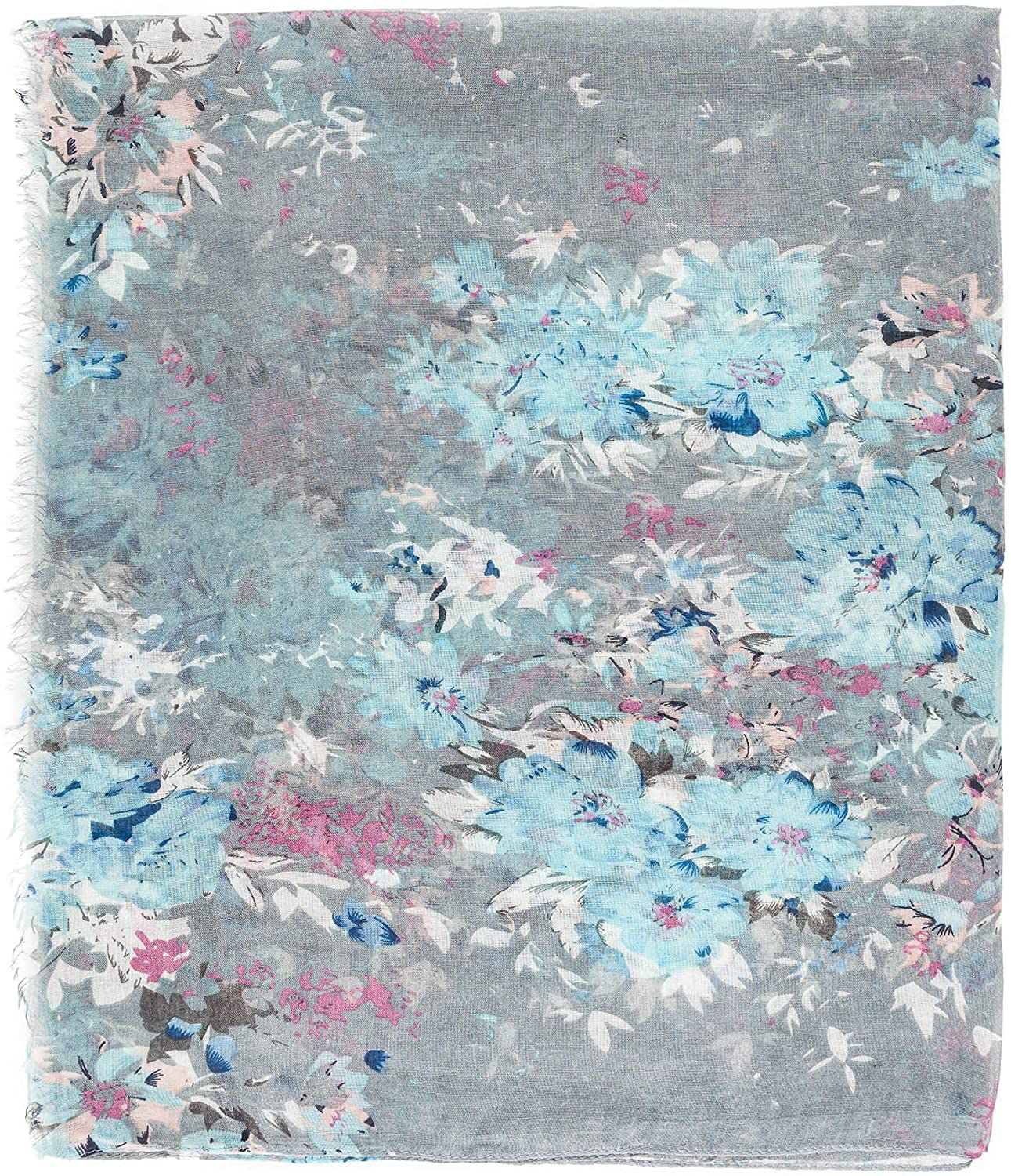 Scarf for Women Lightweight Floral Flower Scarves for Fall Winter Shawl Wrap