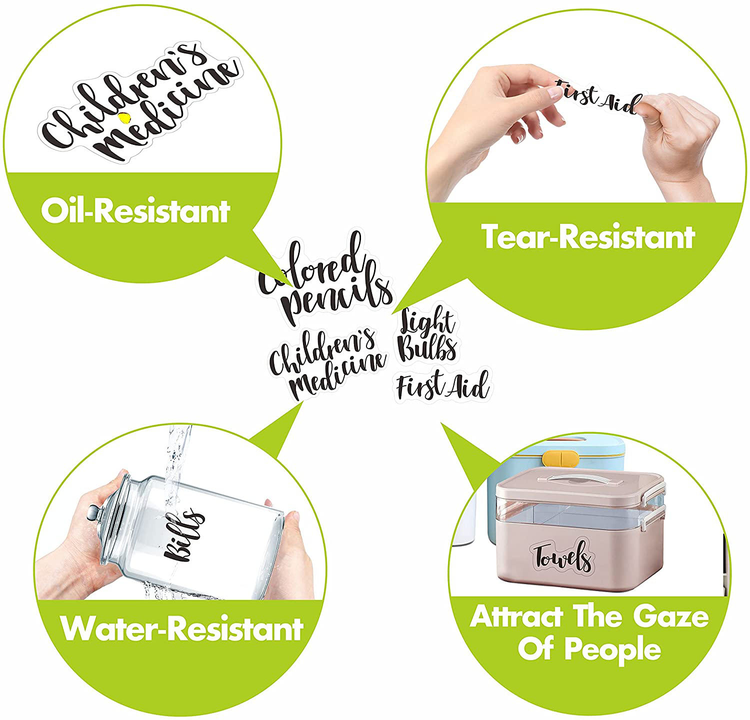 318 PCS Laundry Room & Linen Closet Organization Labels，No Stain Removal, Water/Oil Resistant Stickers for Laundry Room, Linen Closet, Home Office, Bathroom and The Beauty Organization.